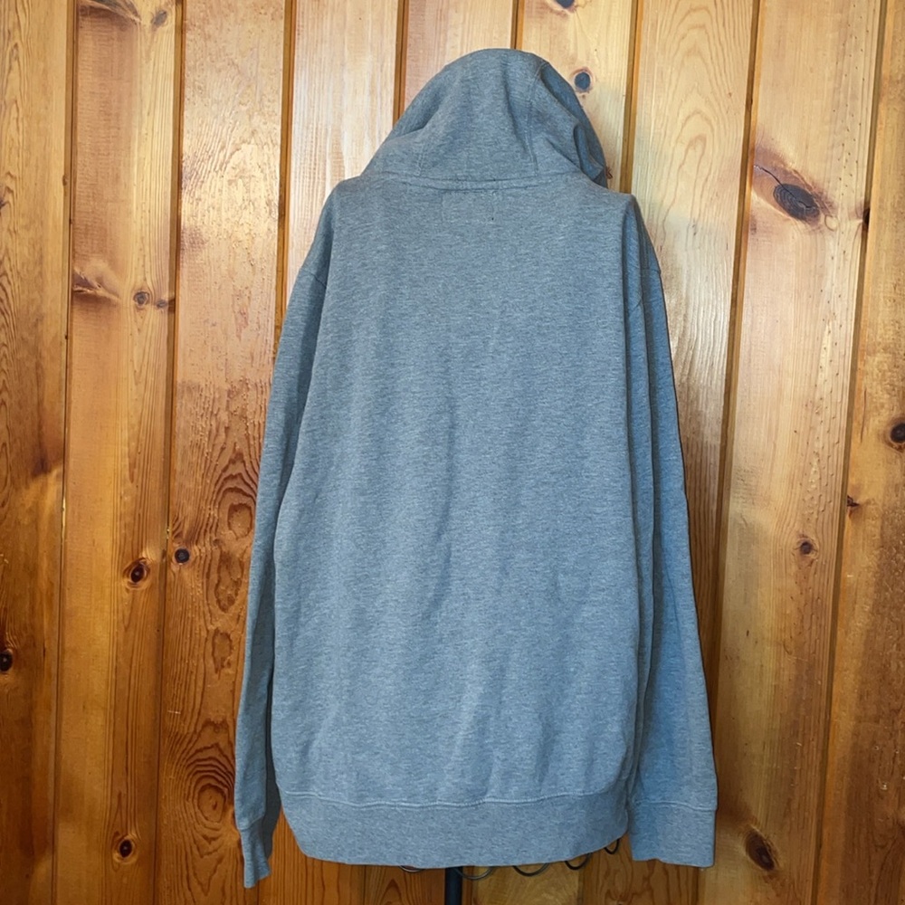 Fox racing hoodie gray and back sweatshirt size medium heritage forge dirt bike - Picture 6 of 6